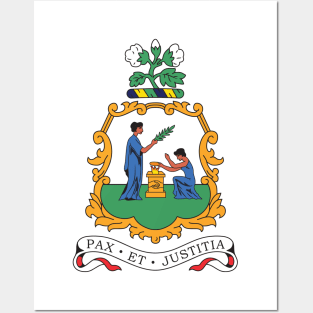 St Vincent and the Grenadines Coat of Arms Posters and Art